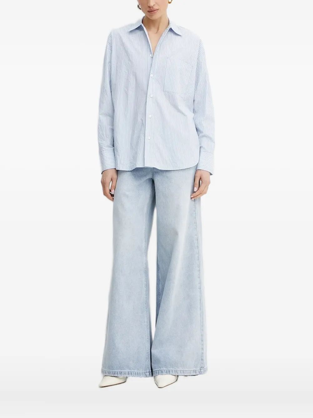 Michael Michael Kors striped shirt - ブルー Michael Michael Kors striped shirt - ブルー