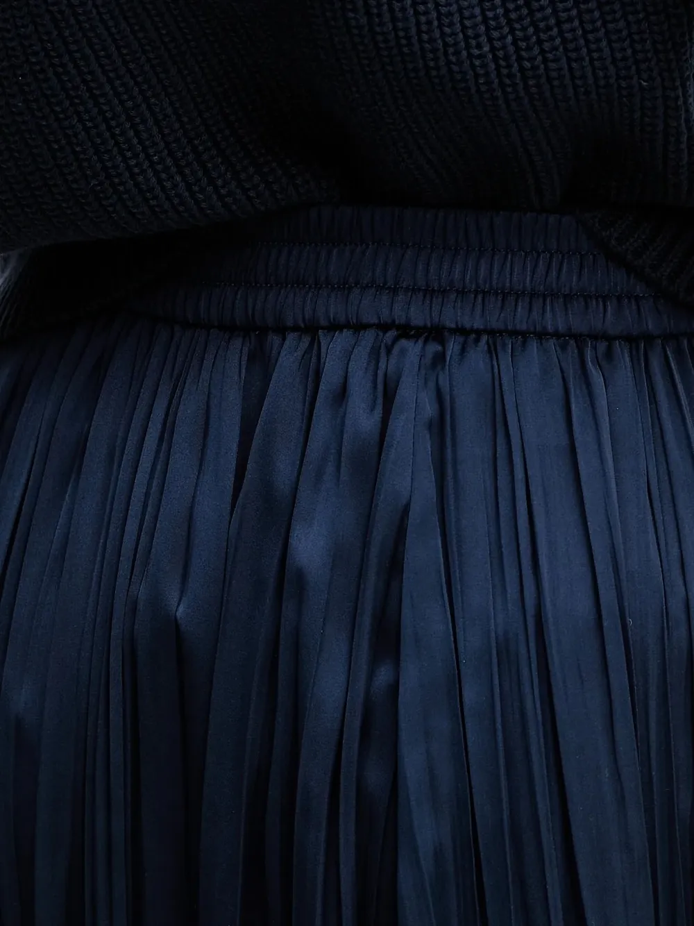 Michael Michael Kors Pleated Midi Skirt In Black