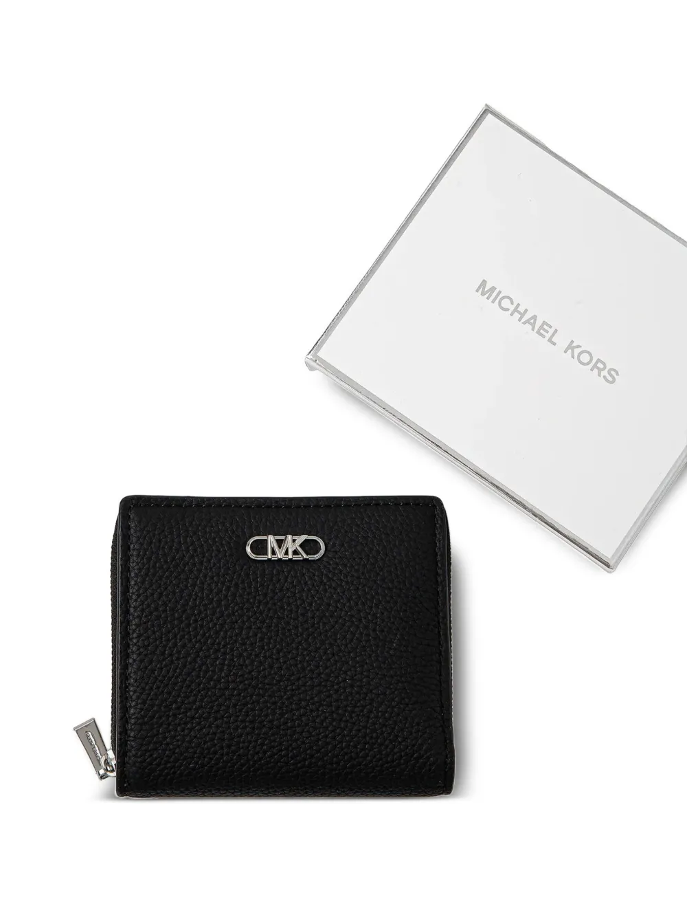 Michael Michael Kors Pebbled Leather Zip Wallet