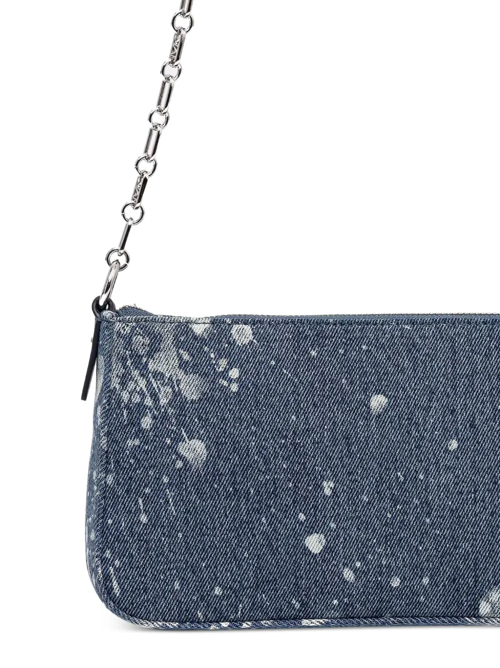 Michael Kors Schoudertas met spetters en denim-effect Blauw