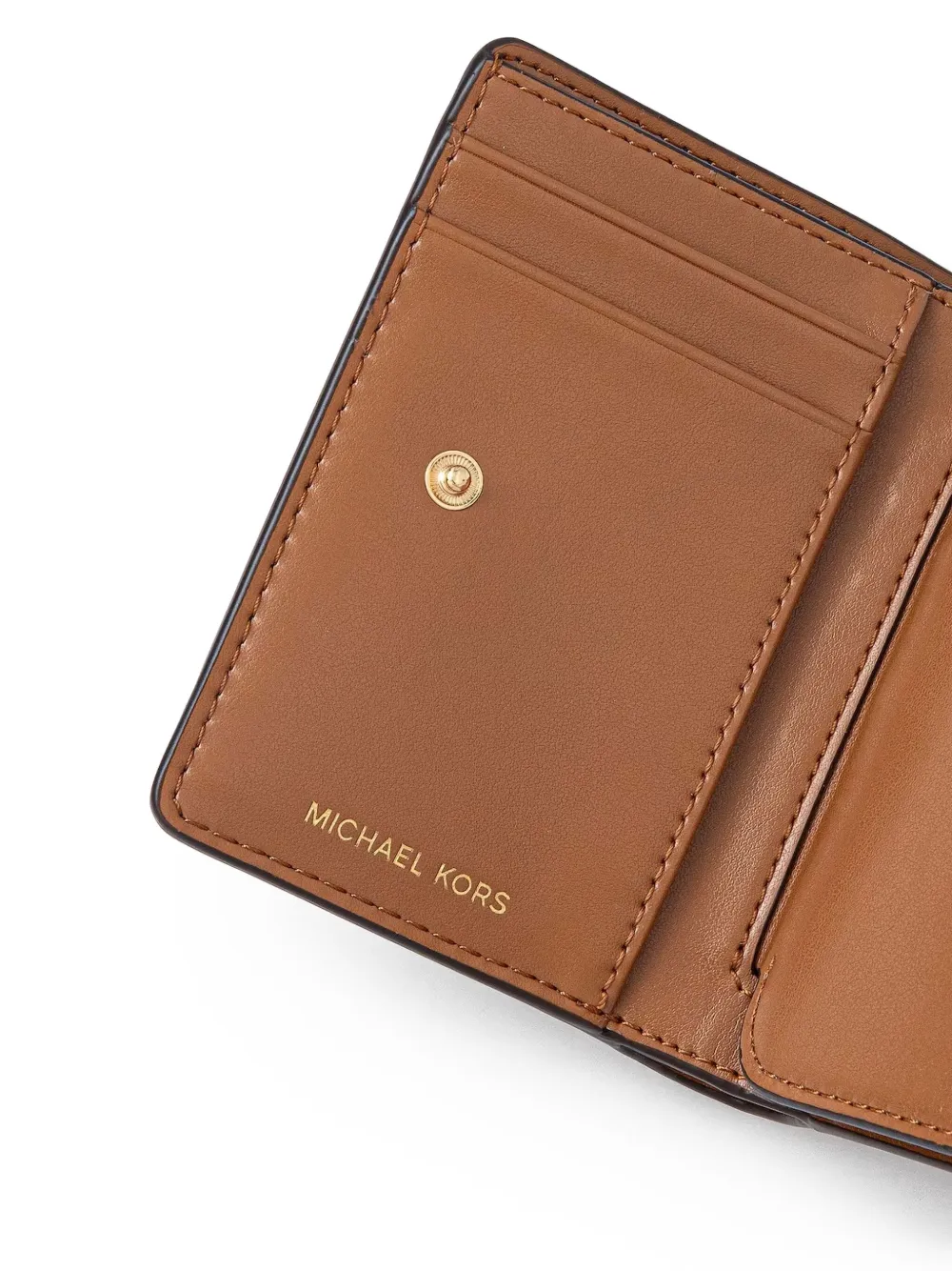 Michael Kors Portemonnee met logoprint Bruin