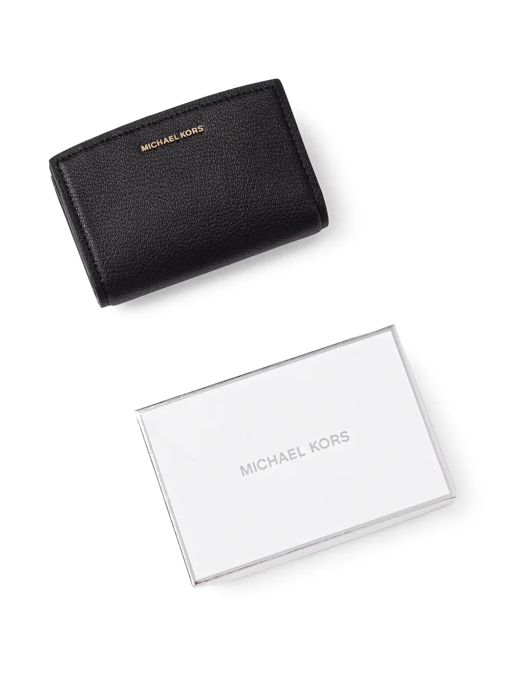 Michael Kors Leren portemonnee Zwart