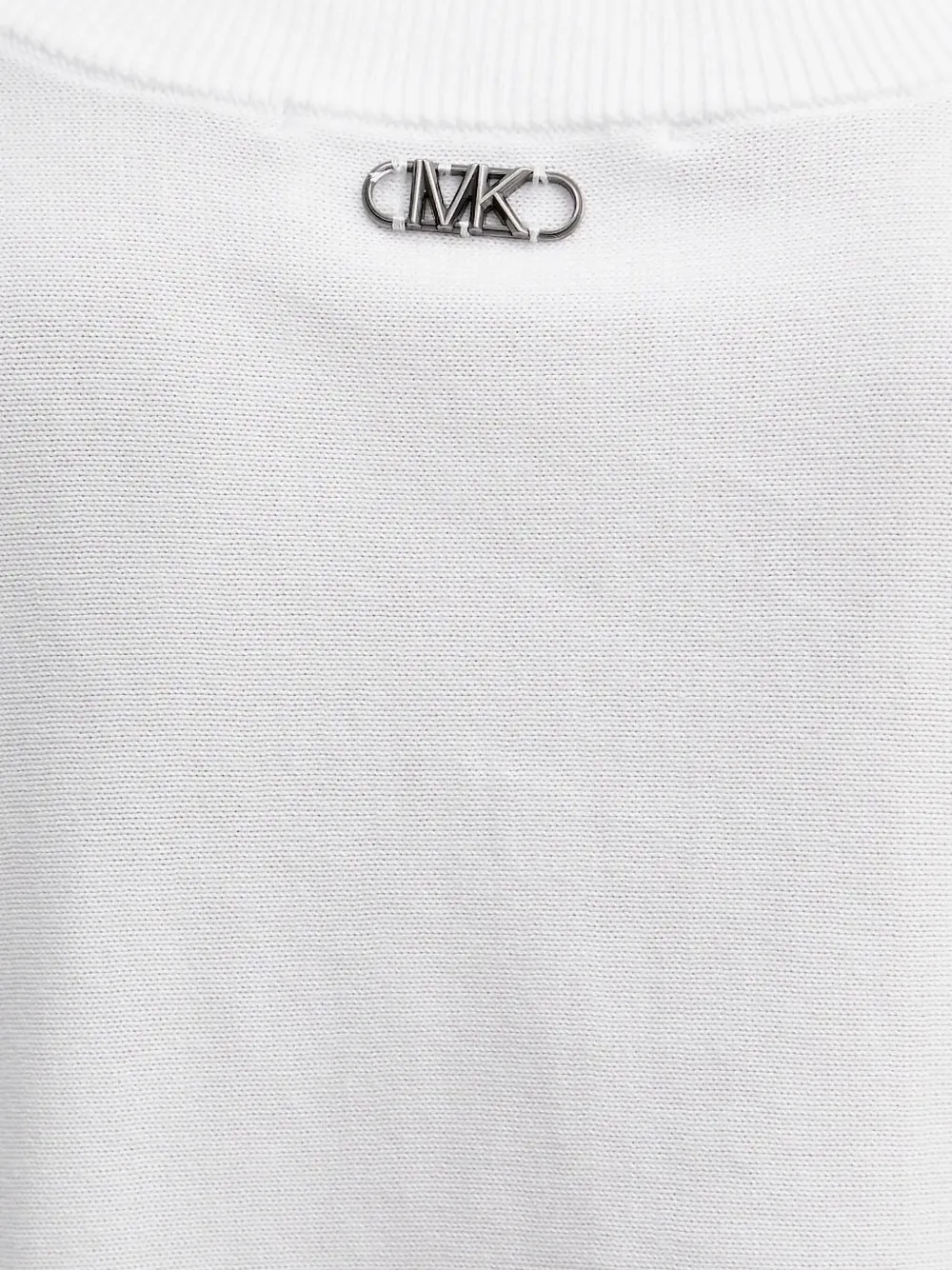 Michael Kors T-shirt met logoplakkaat Wit