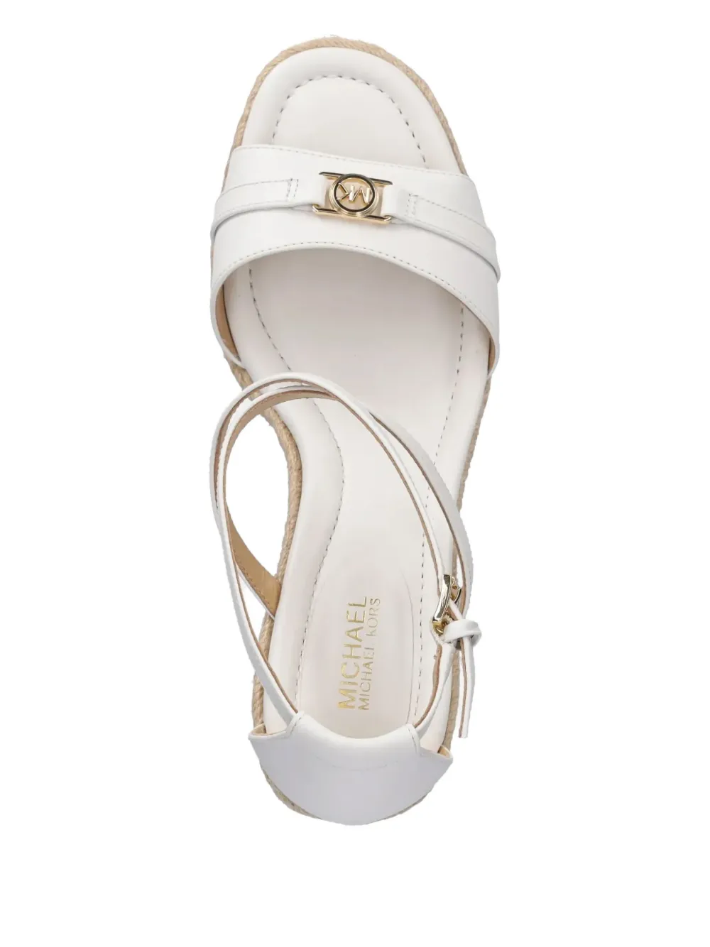 Michael Kors 100mm Mandy espadrille sandals Wit