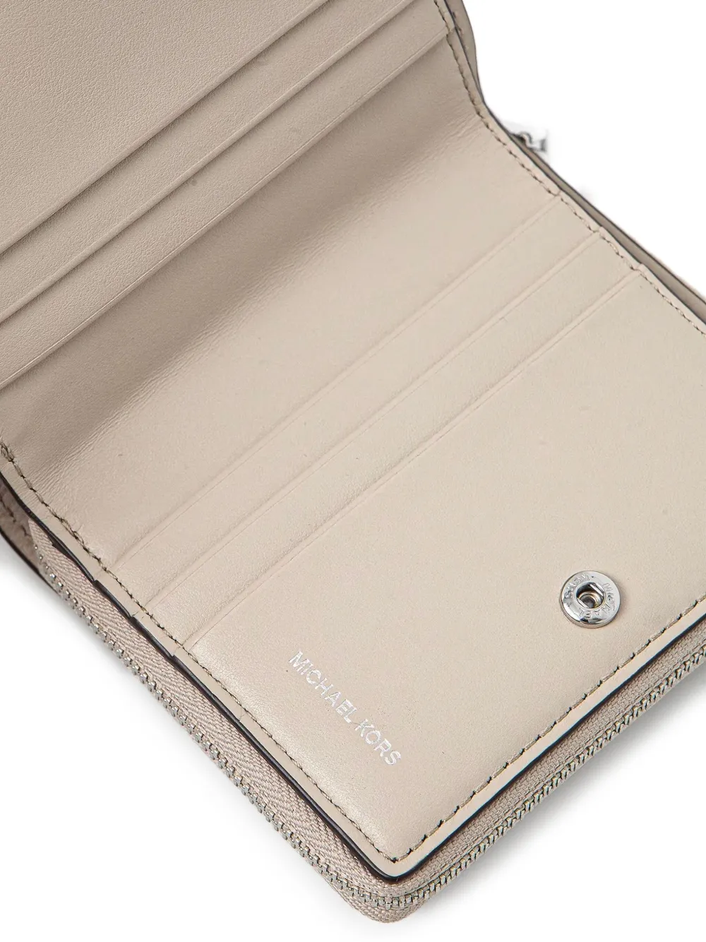 Michael Kors Pasjeshouder met rits Wit