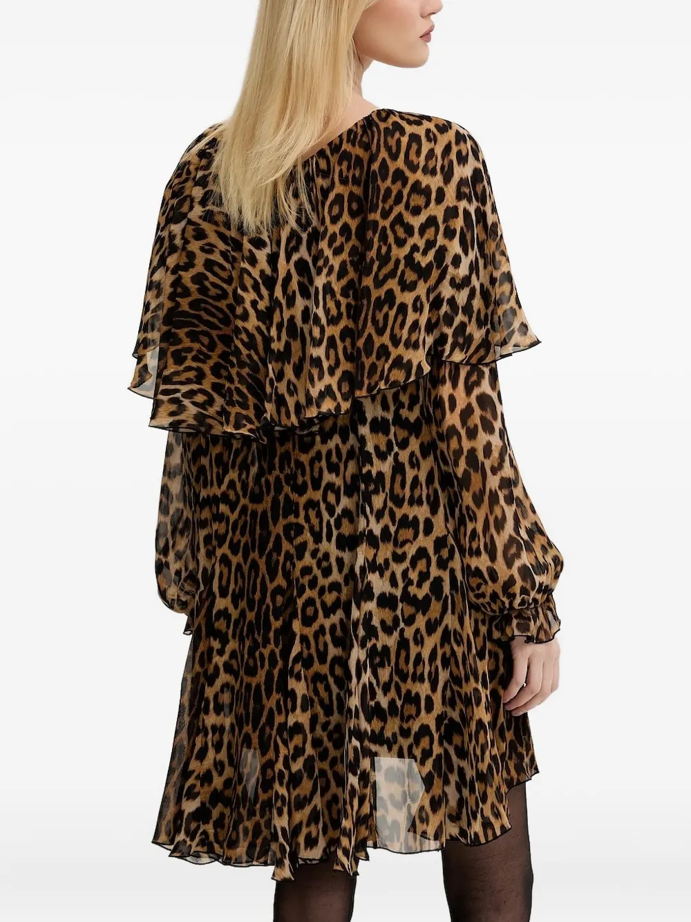 Aniye By Jurk met luipaardprint Bruin
