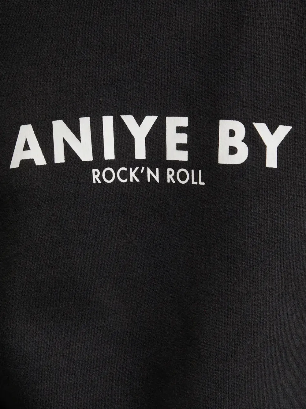 Aniye By Logo-print Cropped Sweatshirt In Black