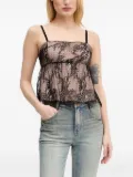 Aniye By chantilly-lace camisole top - Black