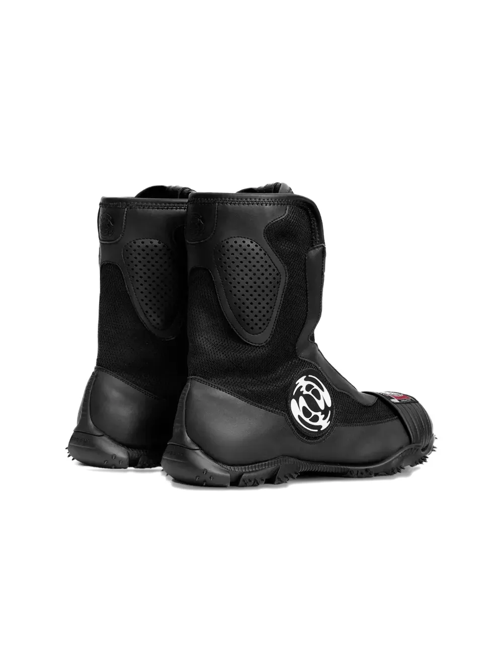 Rombaut Low Tide mesh-panelled combat boots Black