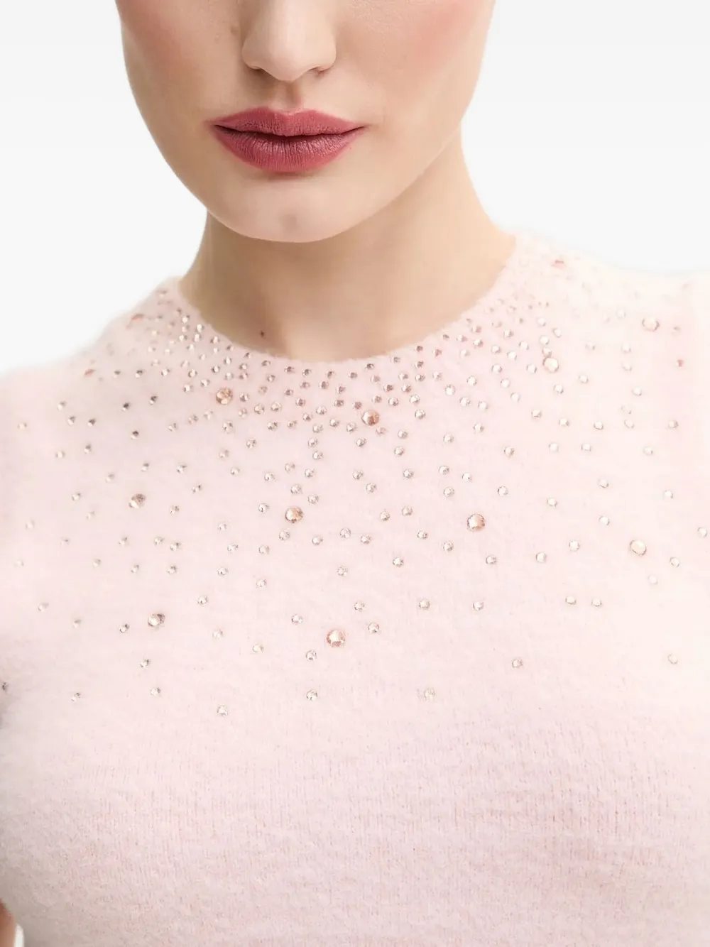 Aniye By Crystal-embellished Sleeveless Top In Pink