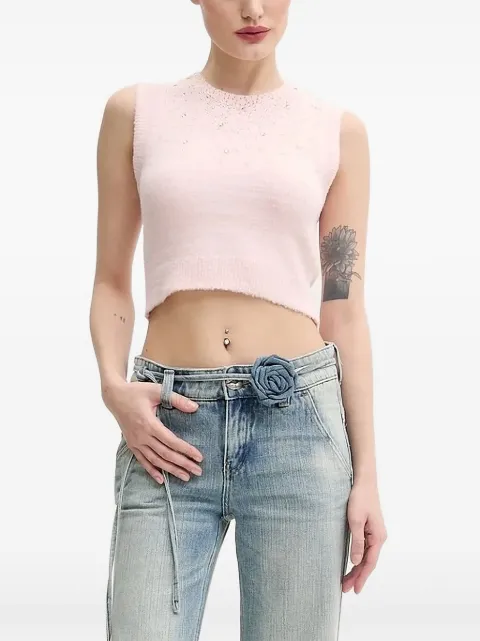 Aniye By crystal-embellished sleeveless top