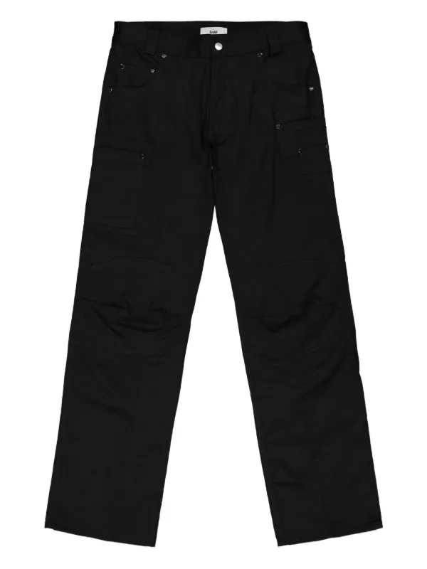 GmbH ニーパッチ カーゴパンツ | ブラック | FARFETCH JP