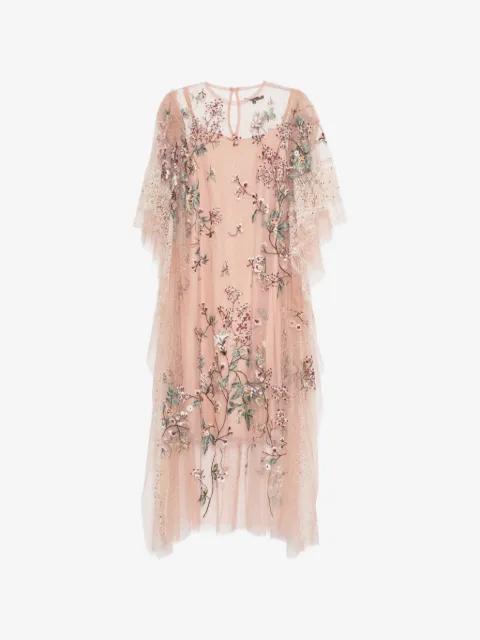 Biyan vestido con bordado floral