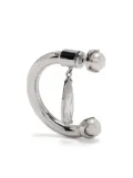 Alan Crocetti pearl fantasy clear drip earring - Silver