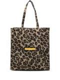 ASPESI leopard-print tote bag - Brown