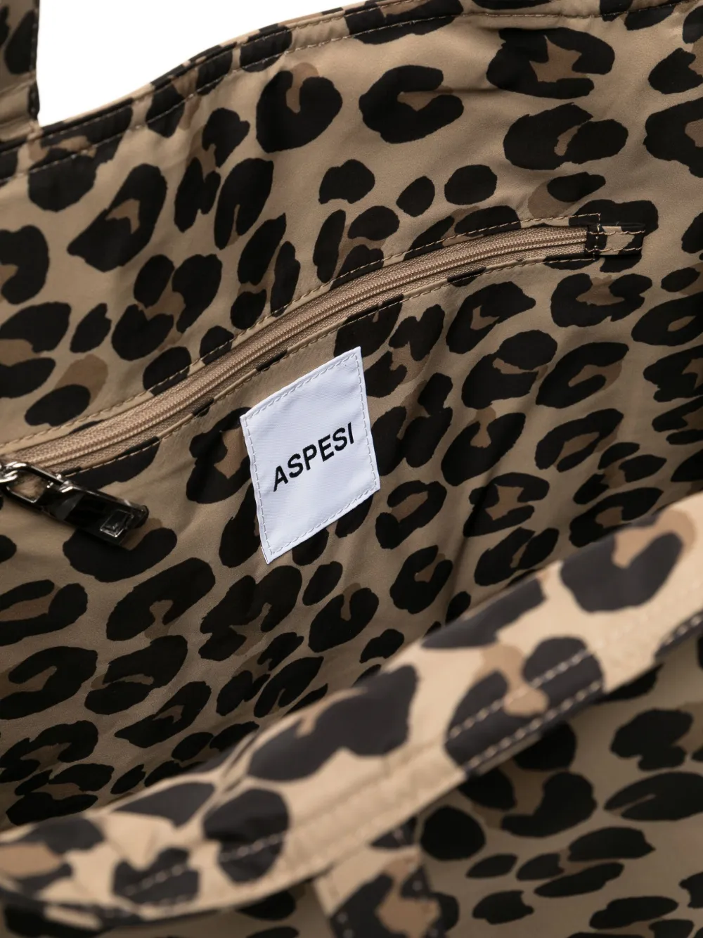 ASPESI LEOPARD-PRINT TOTE BAG