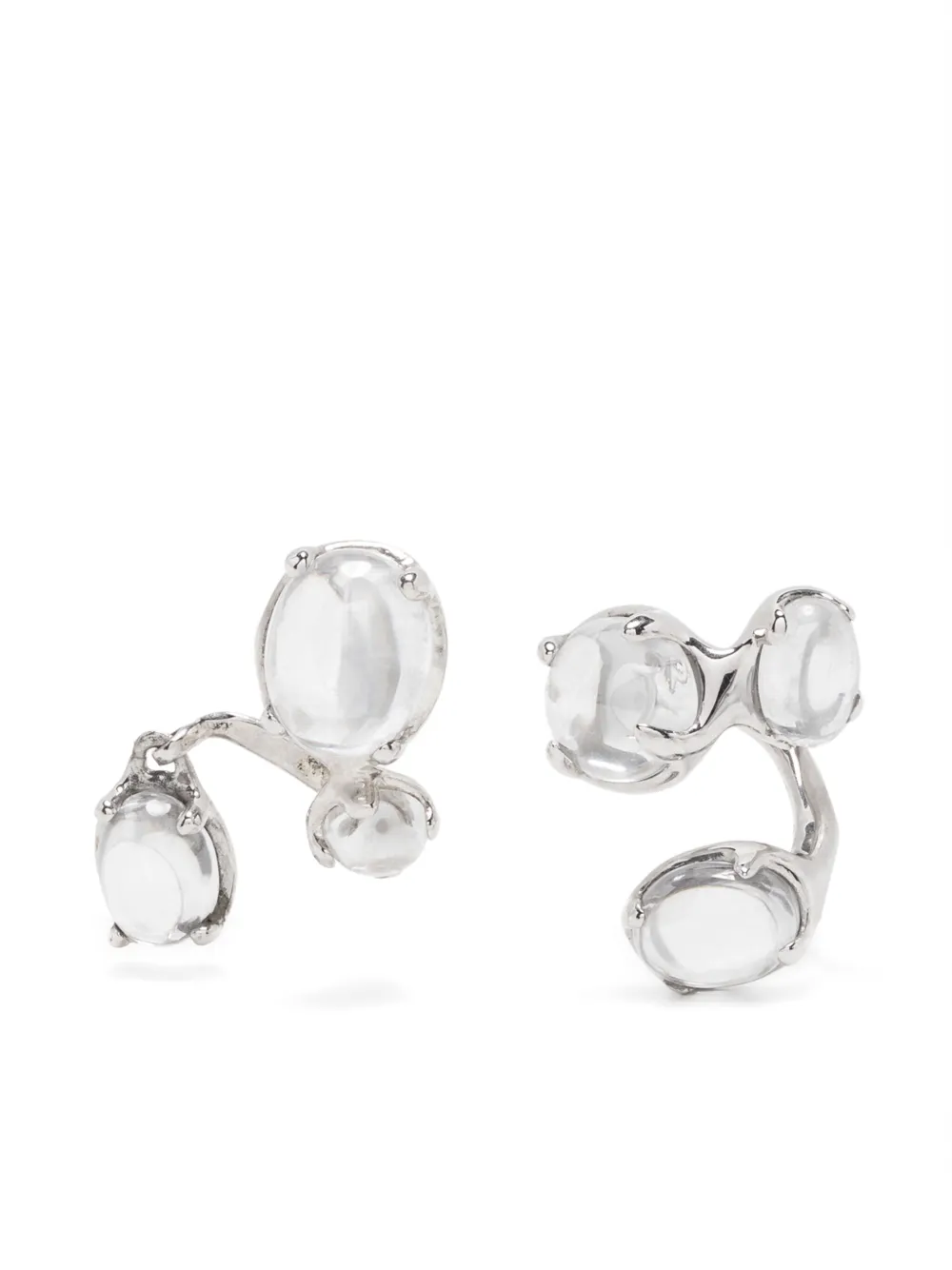 Alan Crocetti aretes Clear Climax | plateado | Image 1