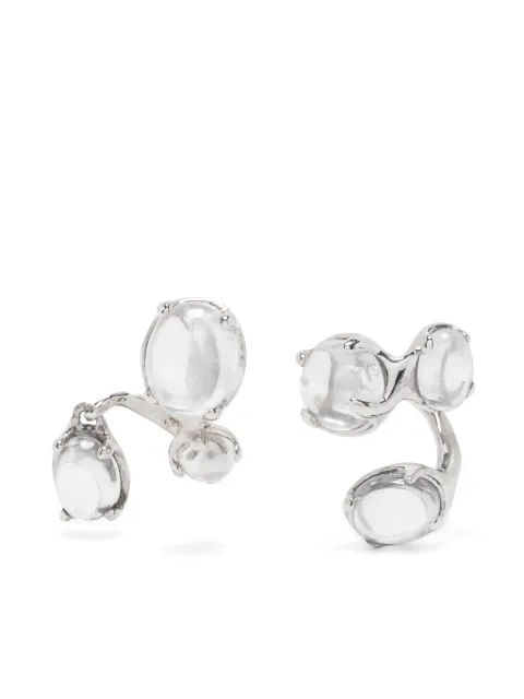 Alan Crocetti clear climax earrings