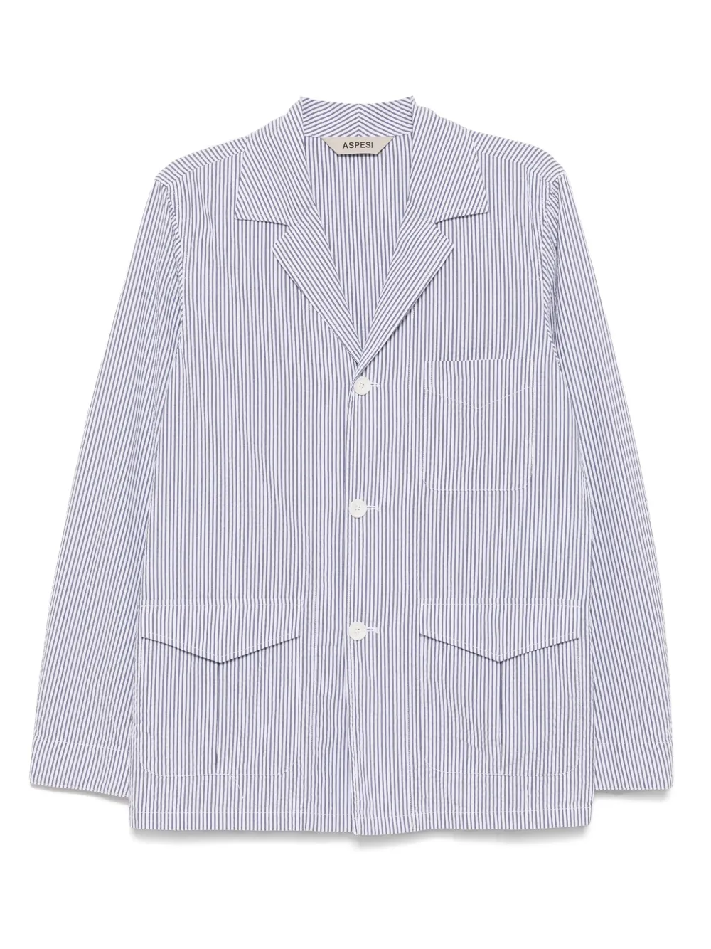 ASPESI striped single-breasted blazer | Image 1