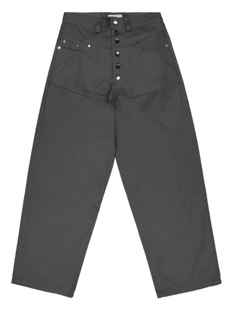 GmbH pantalon de tailleur rayé