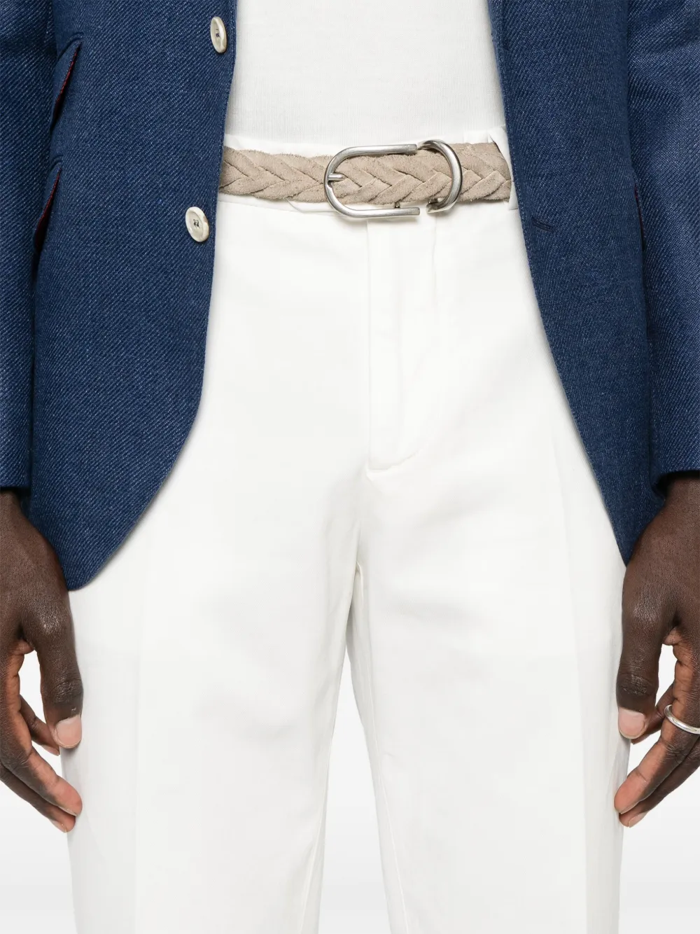 Brunello Cucinelli Katoenen broek Wit