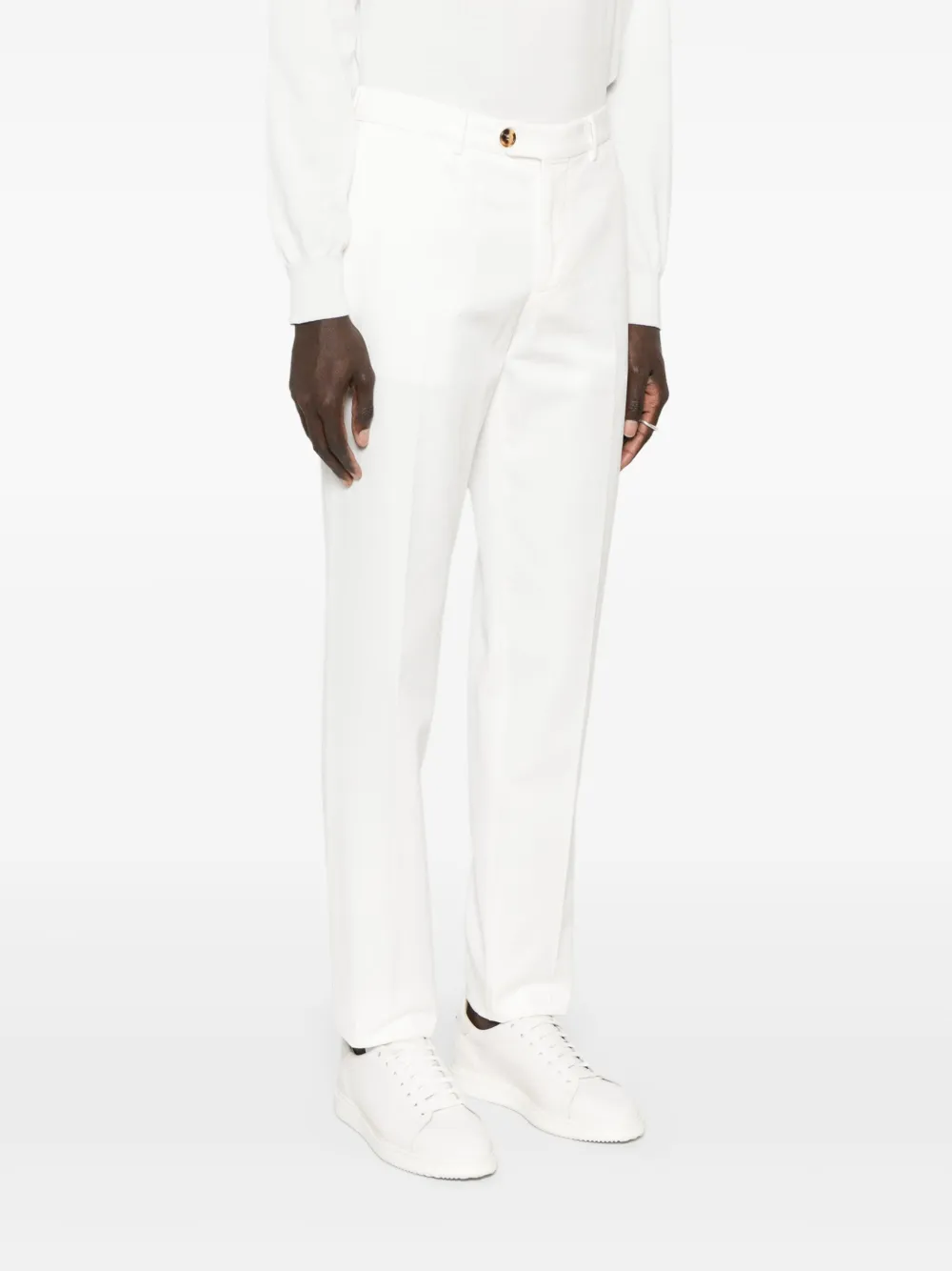 Brunello Cucinelli Katoenen broek Wit