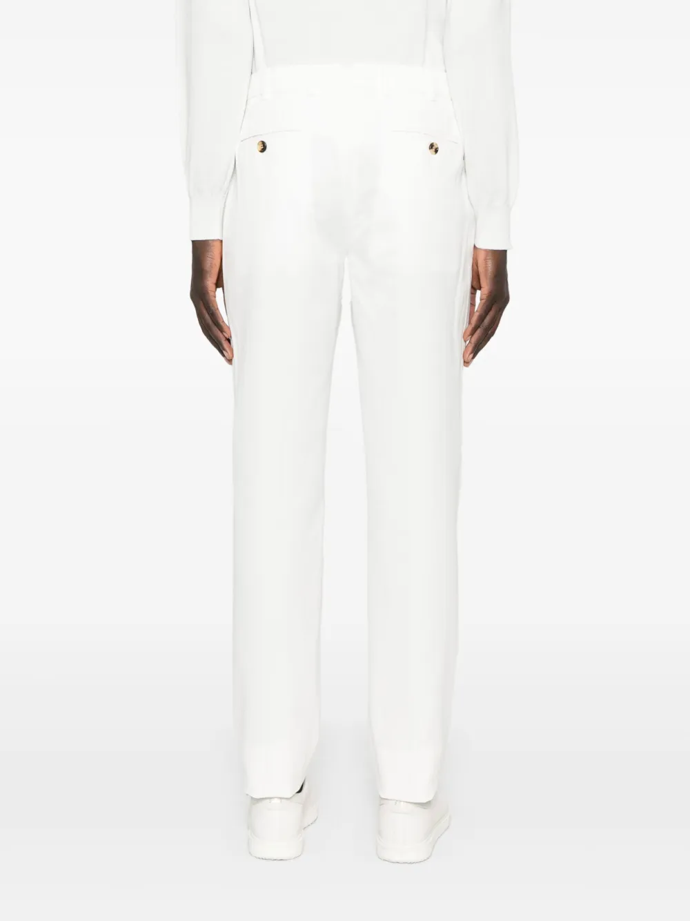 Brunello Cucinelli Katoenen broek Wit