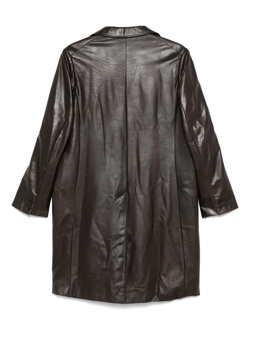 A.N.G.E.L.O. Vintage Cult 2000s leren jas - Bruin