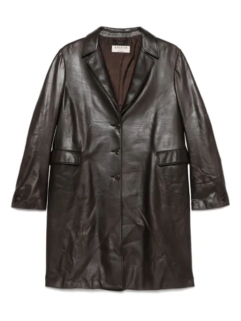 A.N.G.E.L.O. Vintage Cult abrigo en piel 2000