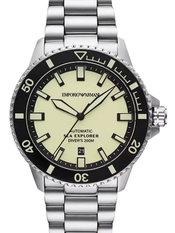 Emporio Armani Sea Explorer 42.5mm | Green | FARFETCH
