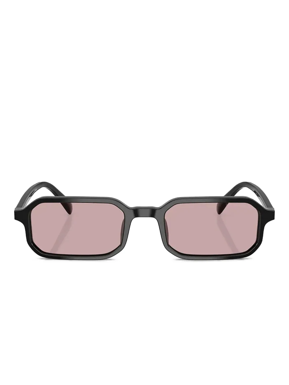 Emporio Armani rectangle-frame sunglasses Zwart