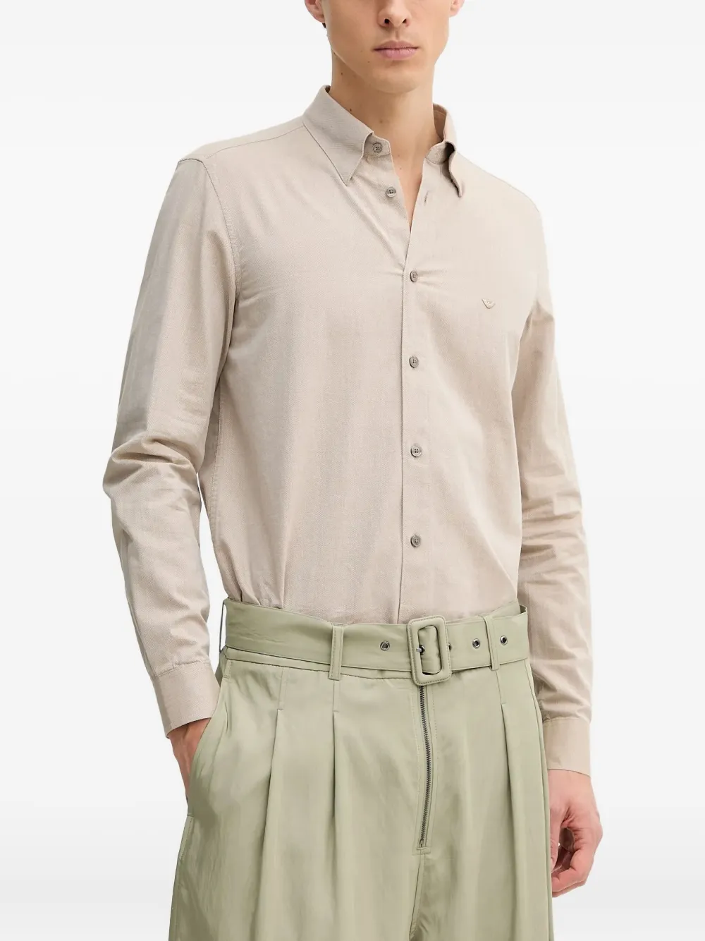 Emporio Armani button-down shirt | Neutrals | Image 1