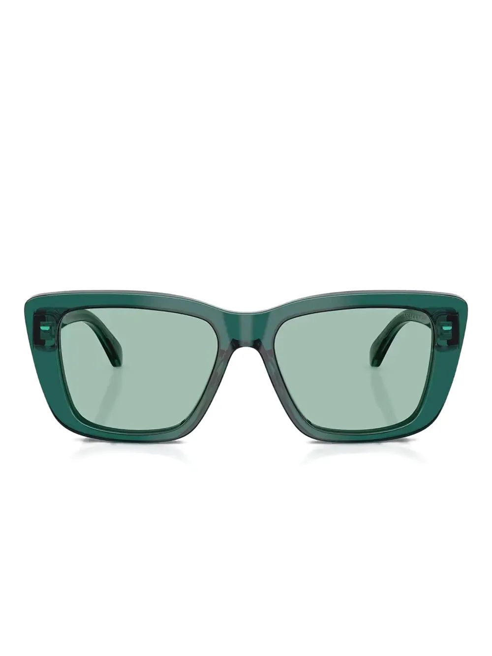 Emporio Armani Occhiali da sole squadrati - Verde