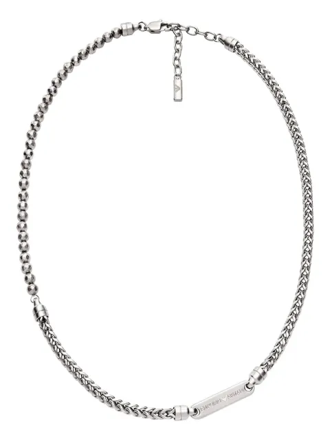 Emporio Armani beaded chain necklace