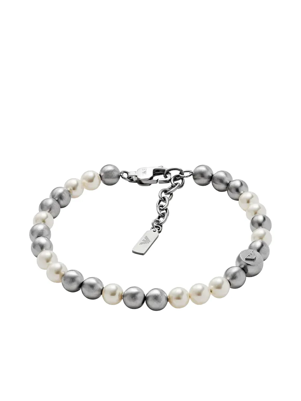 Emporio Armani beaded bracelet - Argento