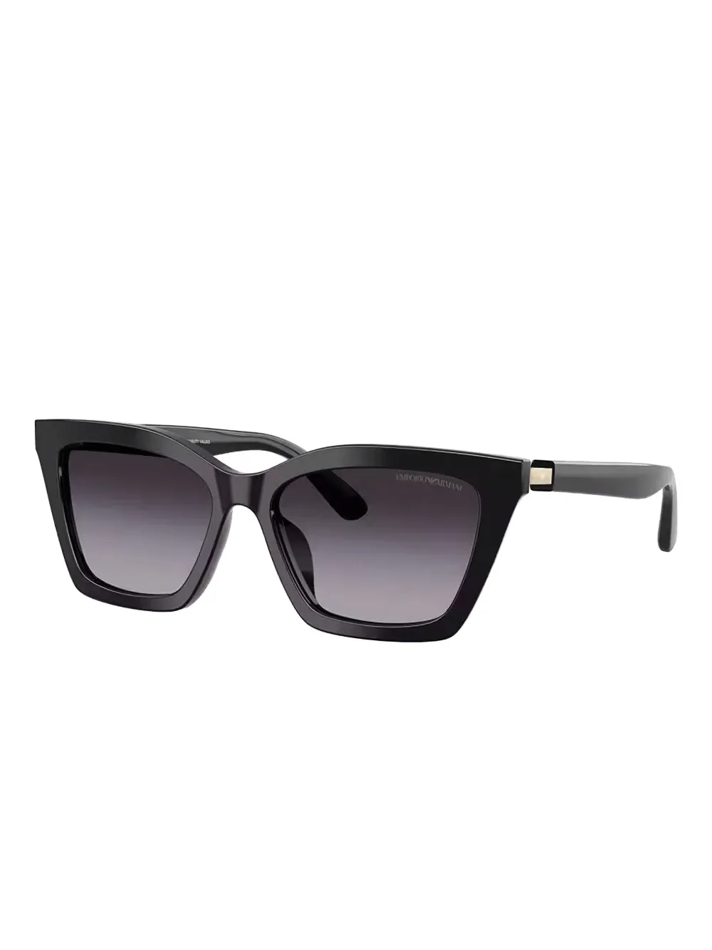 Emporio Armani Zonnebril met cat-eye montuur - Zwart
