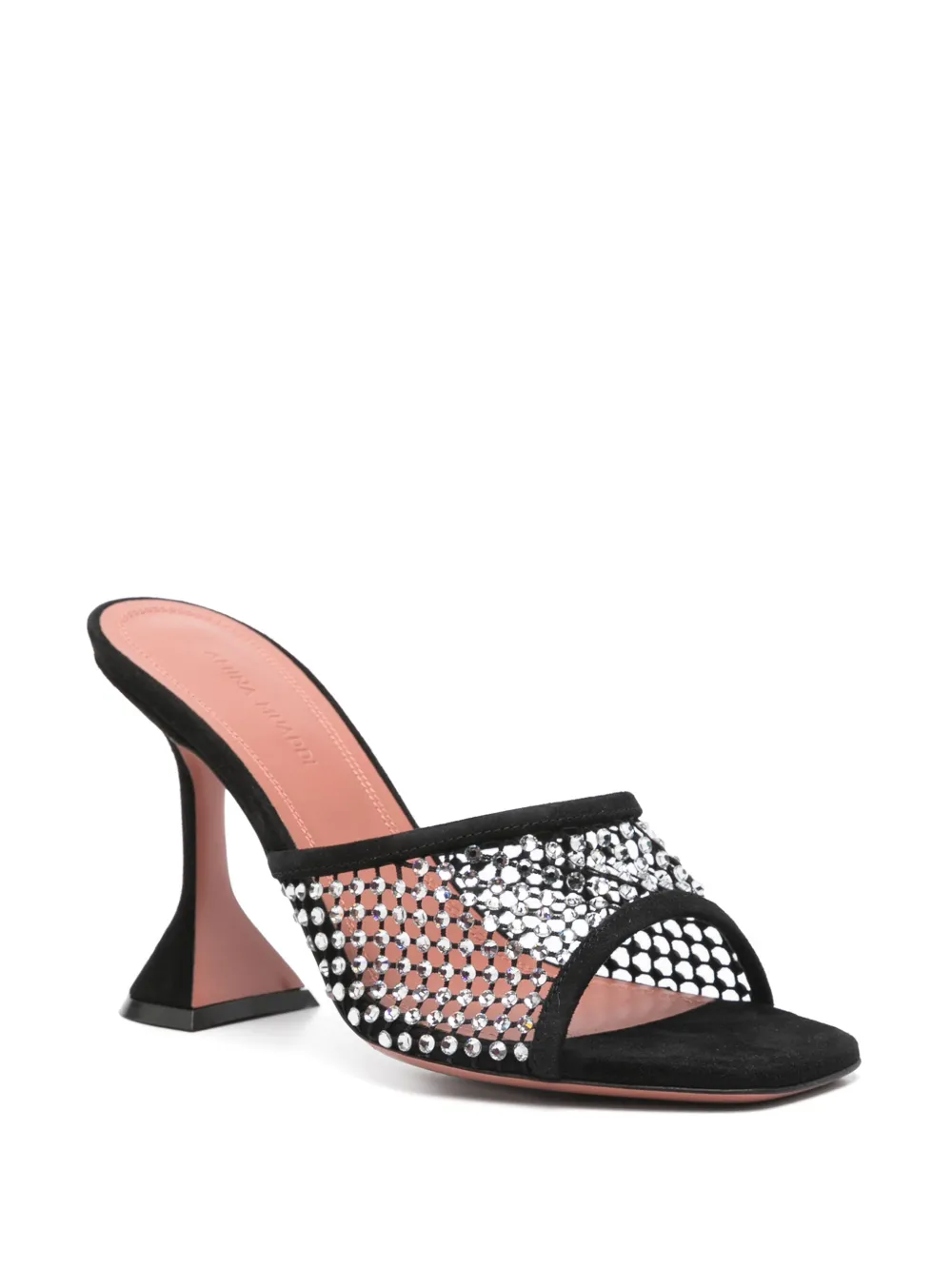 Amina Muaddi 100mm Lupita sandals - Zwart