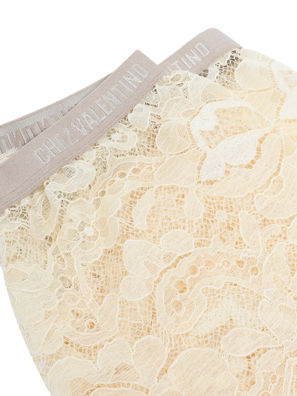 Valentino Garavani Panty met kant Beige