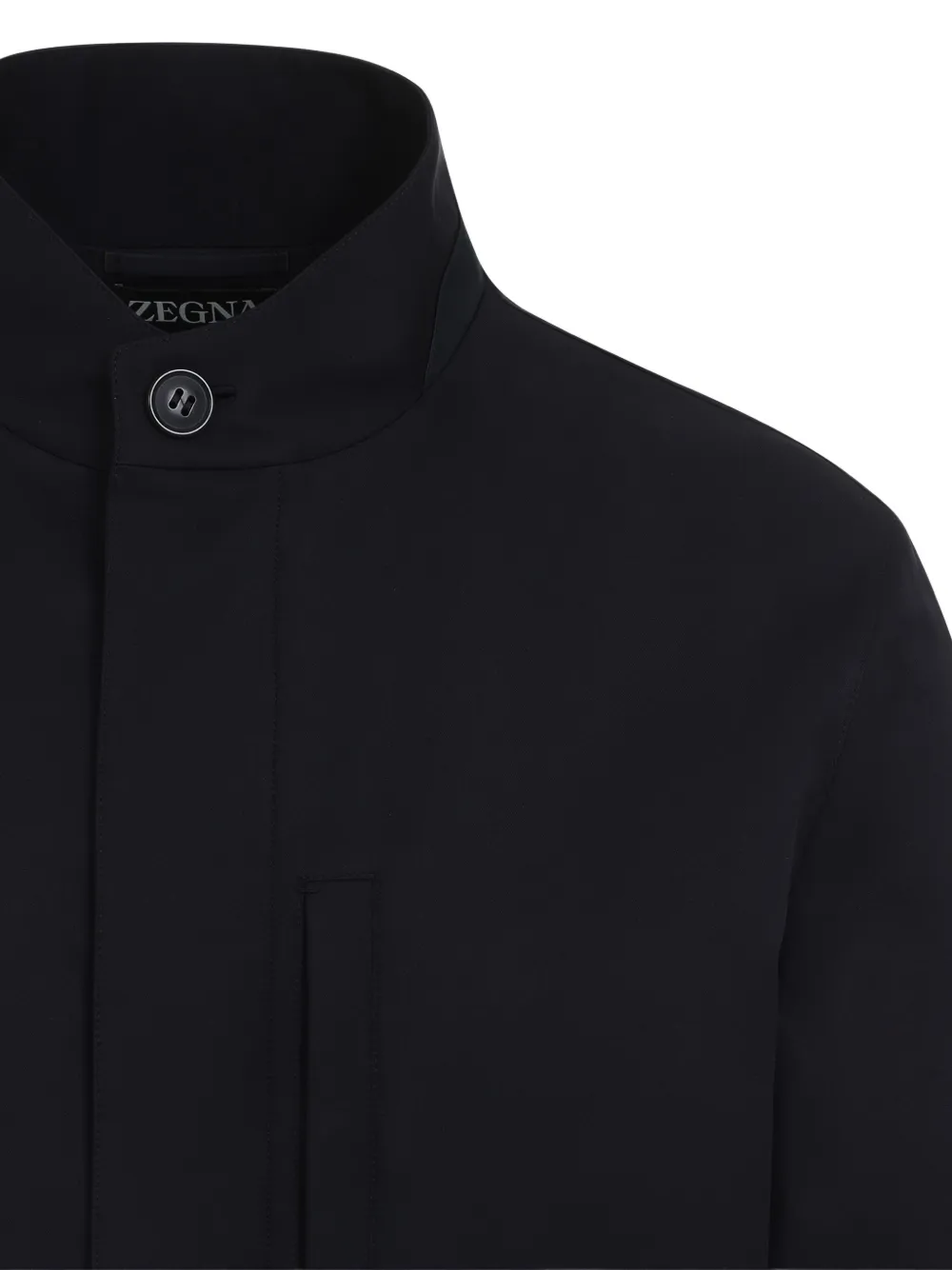 Zegna Wollen jack Blauw