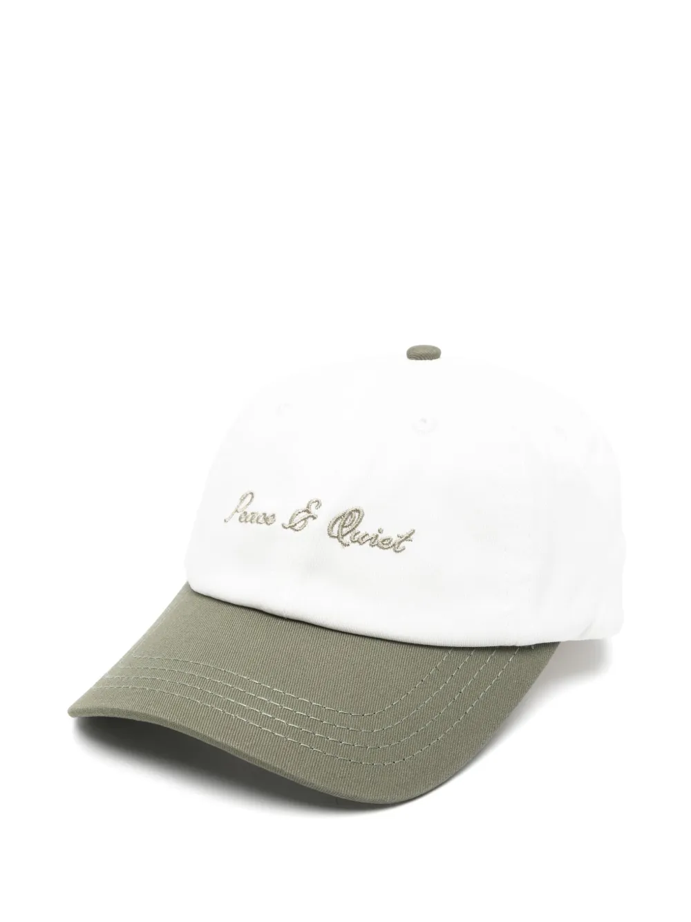Museum Of Peace & Quiet embroidered-logo cap - ホワイト Museum Of Peace & Quiet embroidered-logo cap - ホワイト