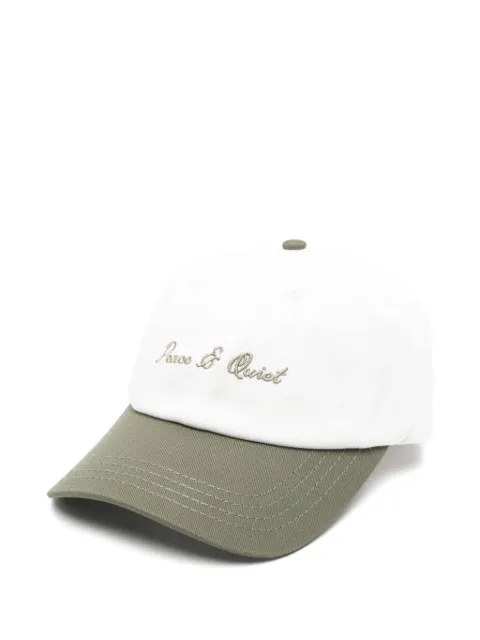 Museum Of Peace & Quiet embroidered-logo cap