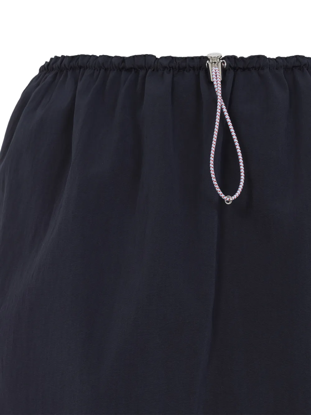 Prada Mini-rok met trekkoord Blauw