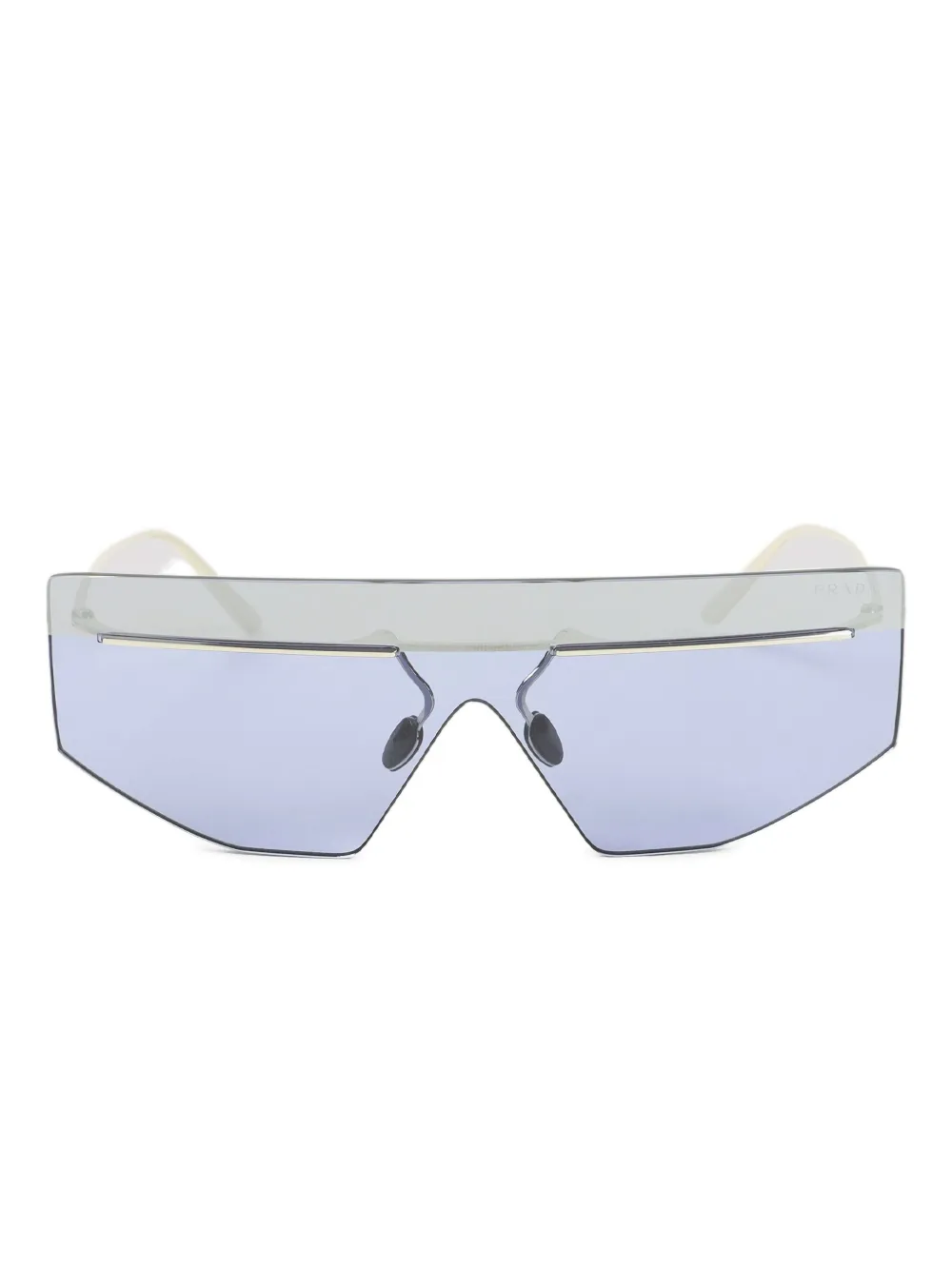 Prada Eyewear shield-frame sunglasses | Grey | Image 1