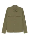 Sun 68 logo-embroidered shirt - Green