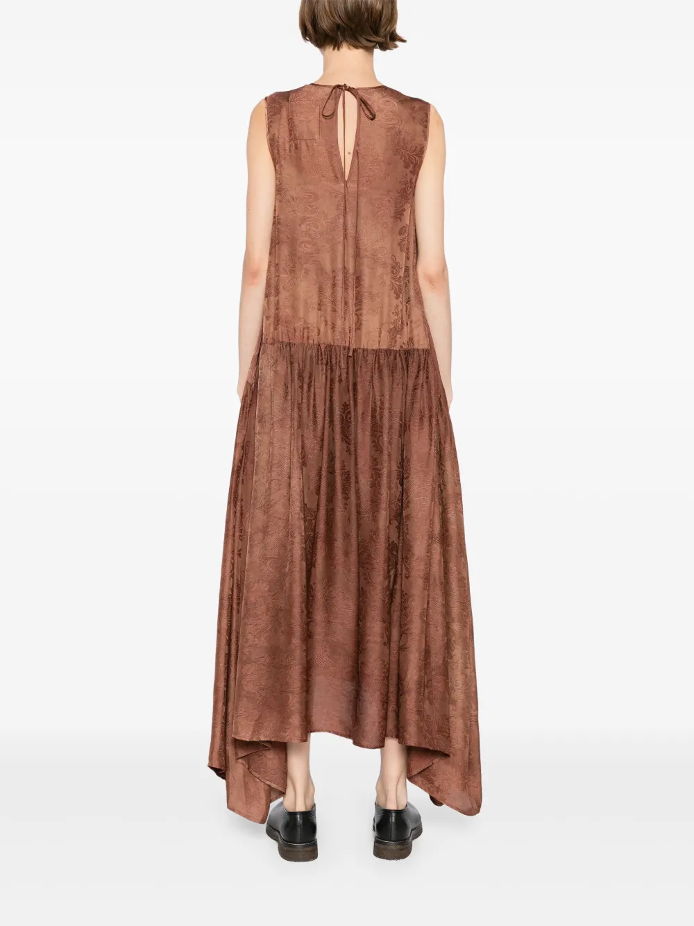 Uma Wang Avery jurk Bruin