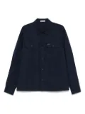 Sun 68 logo-embroidered shirt - Blue