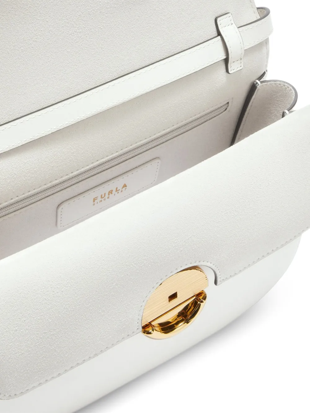 Furla small Sfera leather cross-body bag Wit