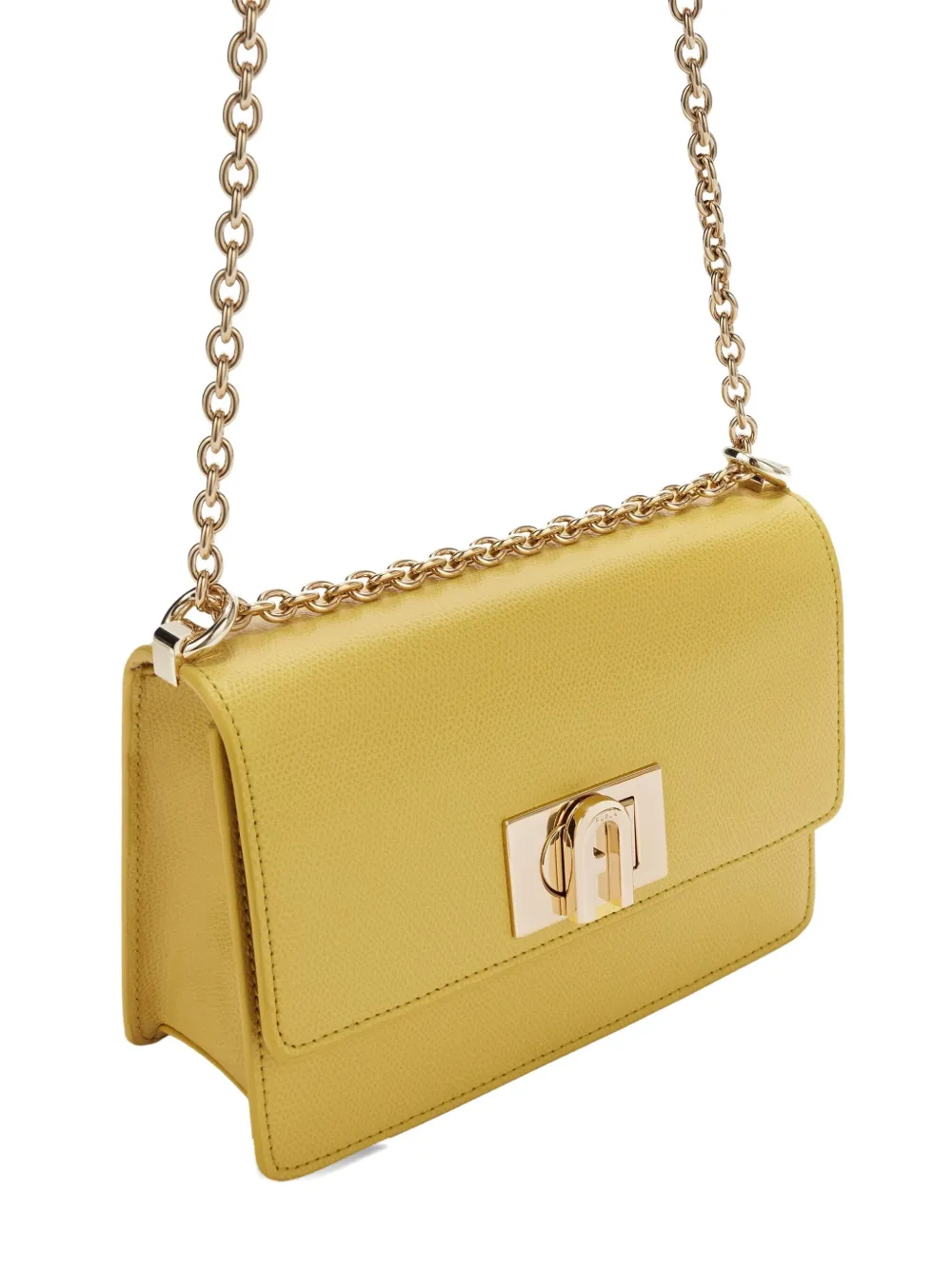 Furla mini 1927 cross body bag Geel