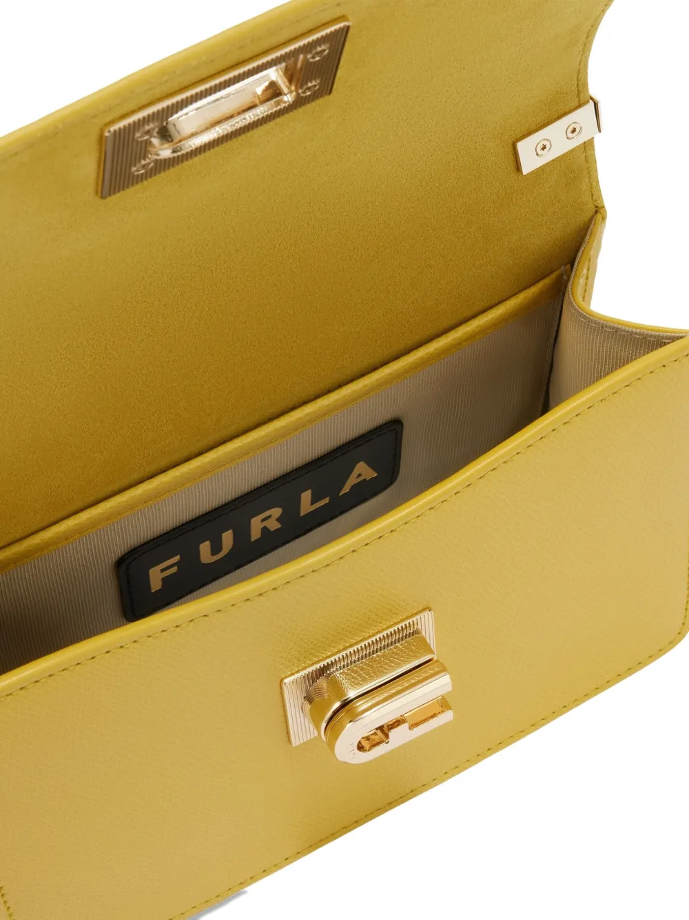 Furla mini 1927 cross body bag Geel