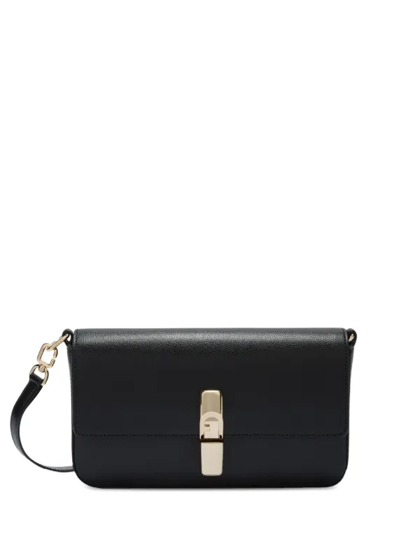 FURLA　アフロディーテ　ショルダーバッグ　バイカラー　ブラック FURLA アフロディーテ ショルダーバッグ バイカラー ブラック